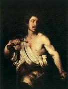 STROZZI, Bernardo David with the Head of Goliath oil